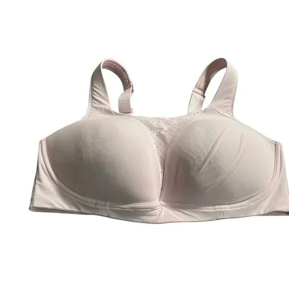 Lululemon Run Times Sports Bra High Support Pink Peony 40DD Running Gym Athletic - Picture 3 of 11